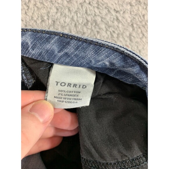Torrid Women's Denim Blue Skinny Jeans Size 26 5-Pocket Design - Picture 4 of 10